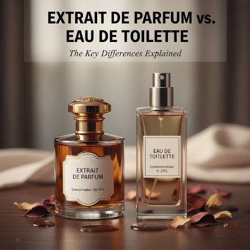 What Is The Difference Between Extrait De Parfum and Eau De Toilette?